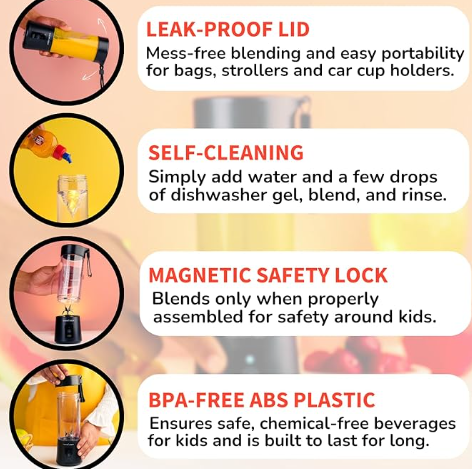 InstaCuppa Portable Blender (FREE 1 YEAR WARRANTY INCLUDED)